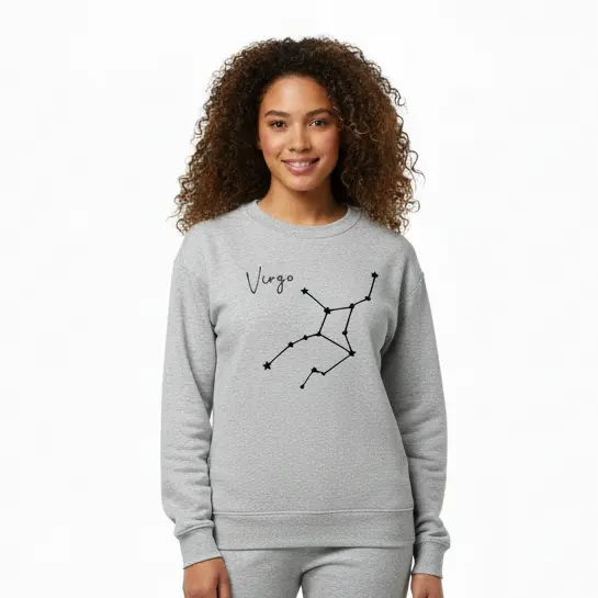 Embossed Virgo Sky Sweatshirt