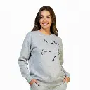 Embossed Libra Sky Sweatshirt