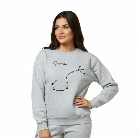 Embossed Scorpio Sky Sweatshirt