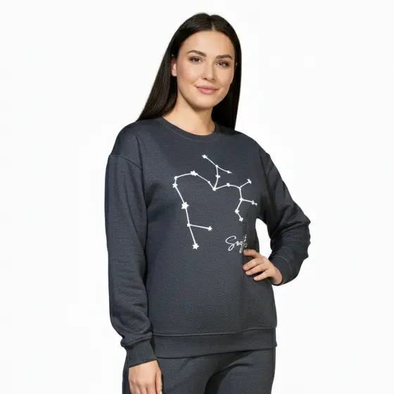 Embossed Sagittarius Sky Sweatshirt