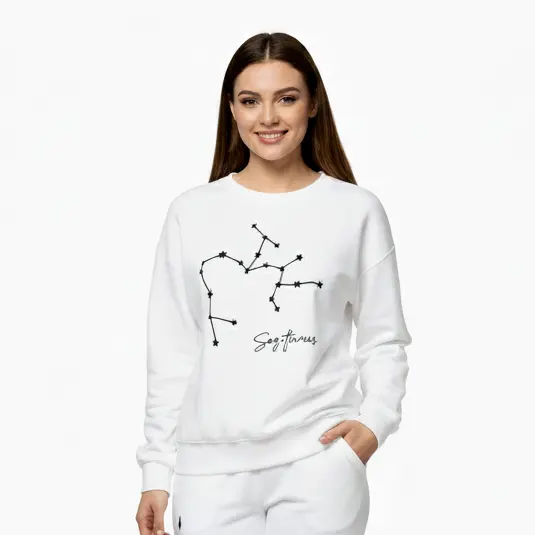 Embossed Sagittarius Sky Sweatshirt