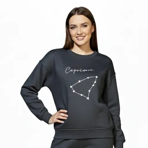 Embossed Capricorn Sky Sweatshirt