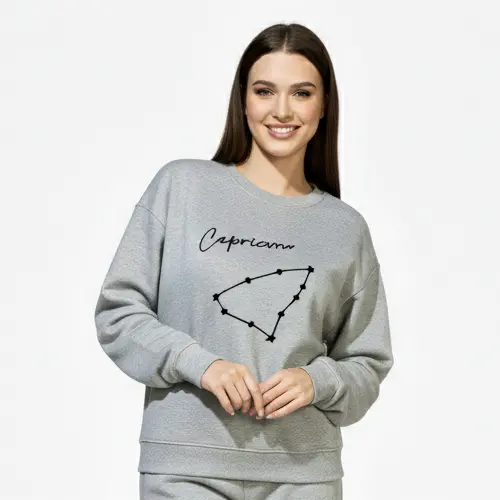 Embossed Capricorn Sky Sweatshirt