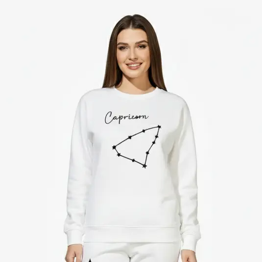 Embossed Capricorn Sky Sweatshirt