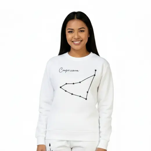 Embossed Capricorn Sky Sweatshirt