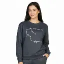 Embossed Aquarius Sky Sweatshirt