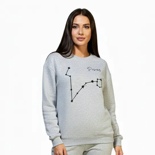 Embossed Pisces Sky Sweatshirt