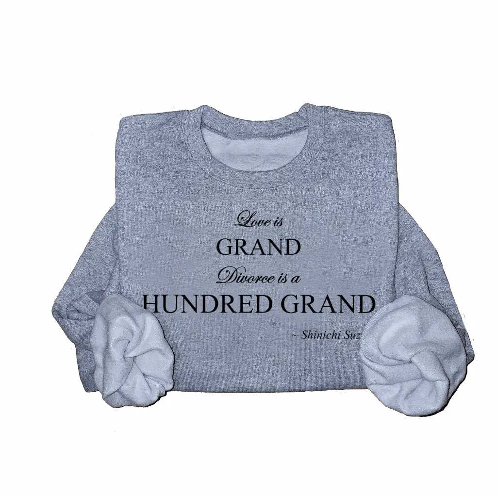 Embossed Divorced Sweatshirt