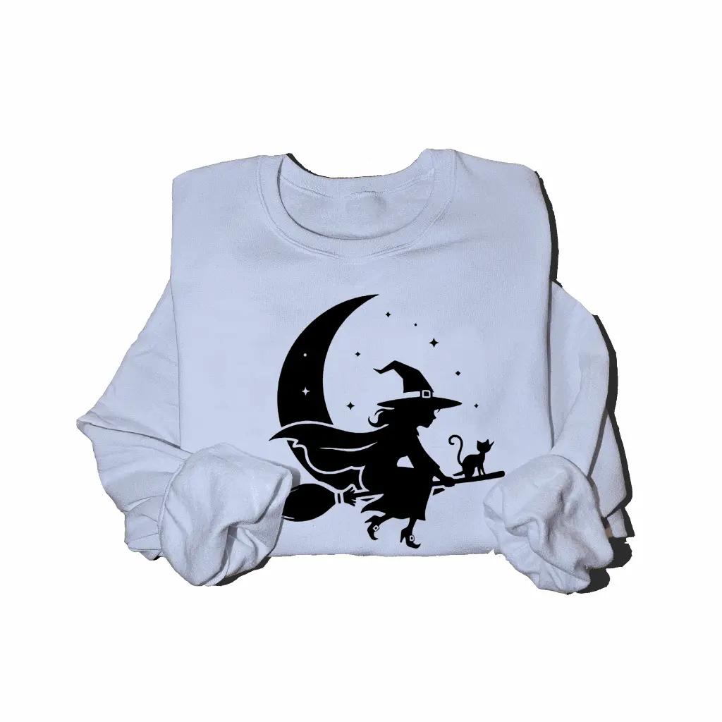 Embossed Moon Witch Sweatshirt