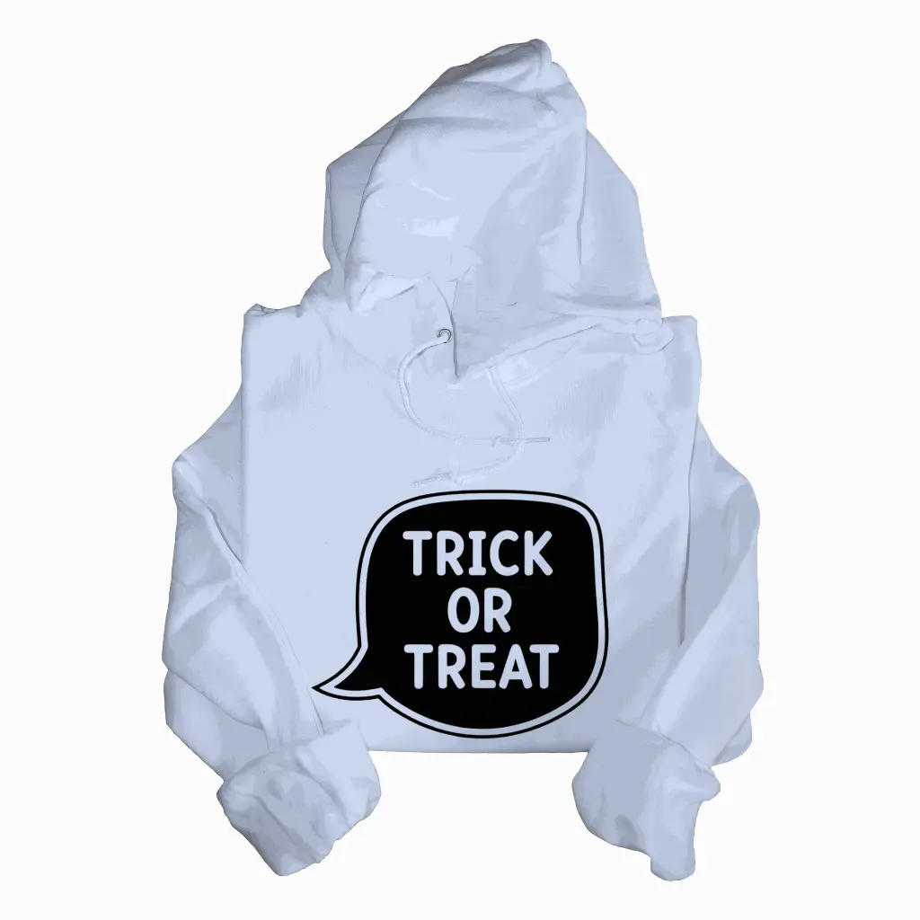 Embossed Trick or Treat Hoodie