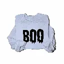 Embossed Boo Sweatshirt