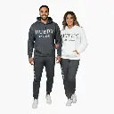 Personalized Embossed Puff WIFEY Hoodie & Joggers Set Contrast