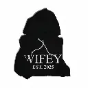 Personalized Embossed WIFEY Hoodie Contrast