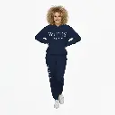 Personalized Embossed Puff WIFEY Hoodie & Joggers Set Contrast