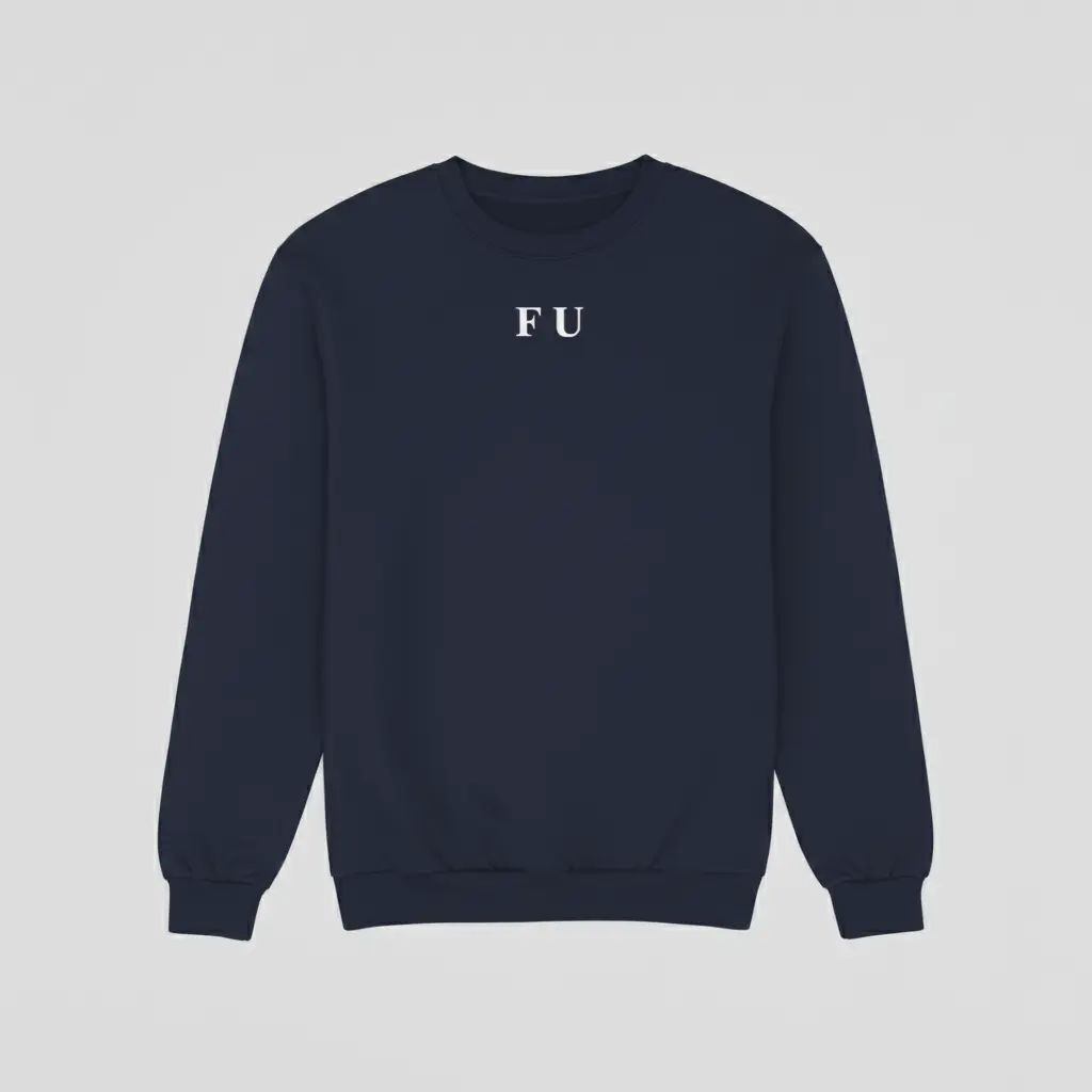 F U - Embossed Puff Sweatshirt