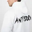 Antisocial - Embossed Puff Back Hoodie