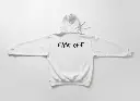 F!ck Off - Embossed Puff Back Hoodie White