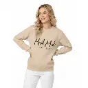 Personalized Embossed MAMA Sweatshirt