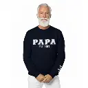 Personalized Embossed GRANDPA Sweatshirt
