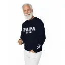 Personalized Embossed GRANDPA Sweatshirt