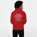 Pet's Love - Embossed Valentines Red Hoodie