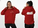Adore - Embossed Valentines Red Hoodie