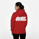 Adore - Embossed Valentines Red Hoodie