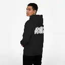 Adore - Embossed Valentines Black Hoodie