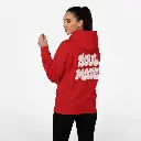 Soul Mate - Embossed Valentines Red Hoodie
