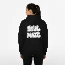 Soul Mate - Embossed Valentines Black Hoodie