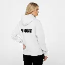 In Love - Embossed Valentines White Hoodie