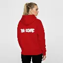 In Love - Embossed Valentines Red Hoodie