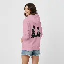Rabbits - Embossed Easter Pink Hoodie