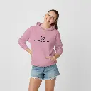 Little Bunny - Embossed Easter Pink Hoodie