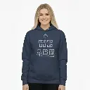 We Are Canadian - Embossed Canada Navy Hoodie