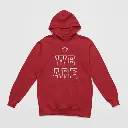 We Are Canadian - Embossed Canada Red Hoodie