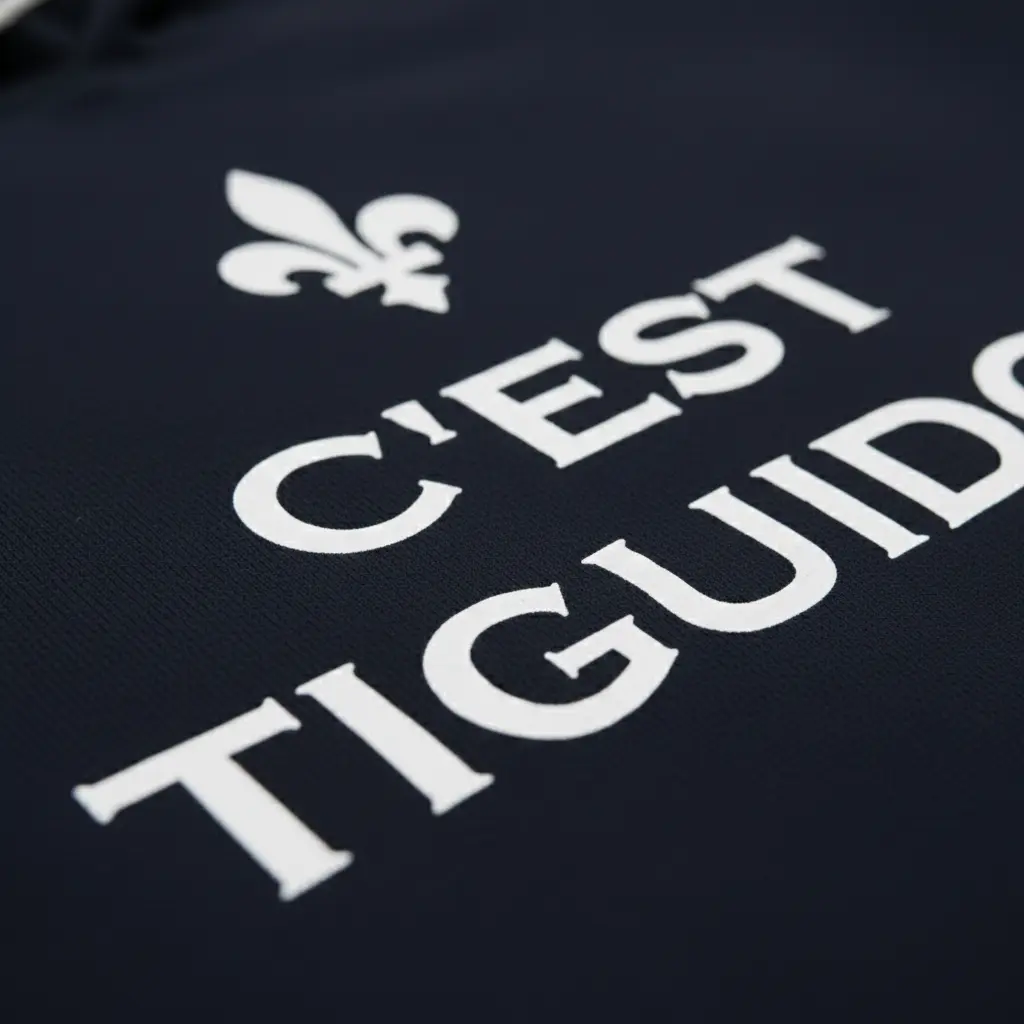 C'est Tiguidou - Embossed Canada Navy Hoodie