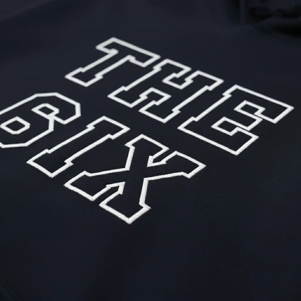 The 6ix - Embossed Canada Navy Hoodie