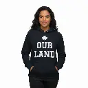 Inukshuk - Embossed Canada Navy Hoodie