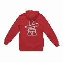 Inukshuk - Embossed Canada Red Hoodie