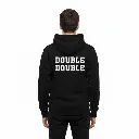 Double Double - Embossed Canada Black Hoodie