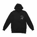 Double Double - Embossed Canada Black Hoodie