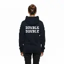 Double Double - Embossed Canada Navy Hoodie