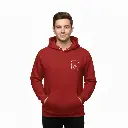 Double Double - Embossed Canada Red Hoodie