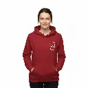 Double Double - Embossed Canada Red Hoodie