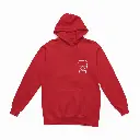 Double Double - Embossed Canada Red Hoodie