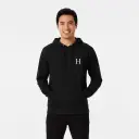 Havenoro - Embossed Essentials Black Hoodie