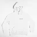 Havenoro - Embossed Essentials White Hoodie