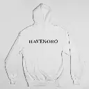 Havenoro - Embossed Essentials White Hoodie