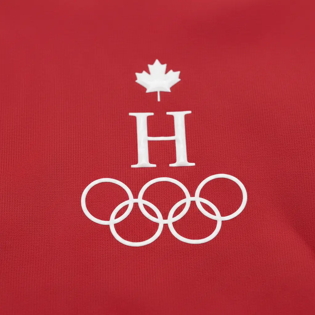 Olympic - Embossed Canada Red Hoodie